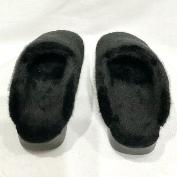 Alegria Leisurelee 2 Cozy Black Slippers Sz 41 EU New 26.5 cm Faux Fur - Picture 9 of 12